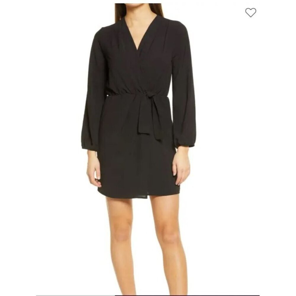 Fraiche By J Romper Faux‎ Wrap Stretch Black Belted Whimsigoth XL